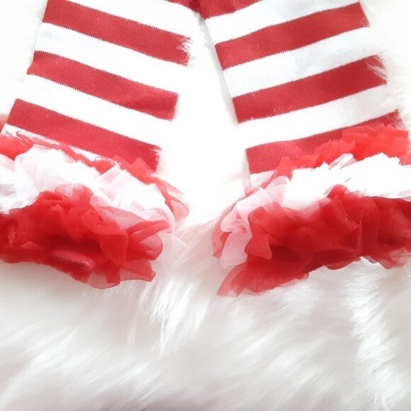 Christmas Legwarmers For Toddler Girl - Picture 2 of 3